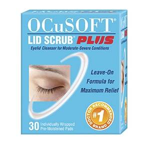 ocusoft lid scrub plus pre moistened pads 30ctn min