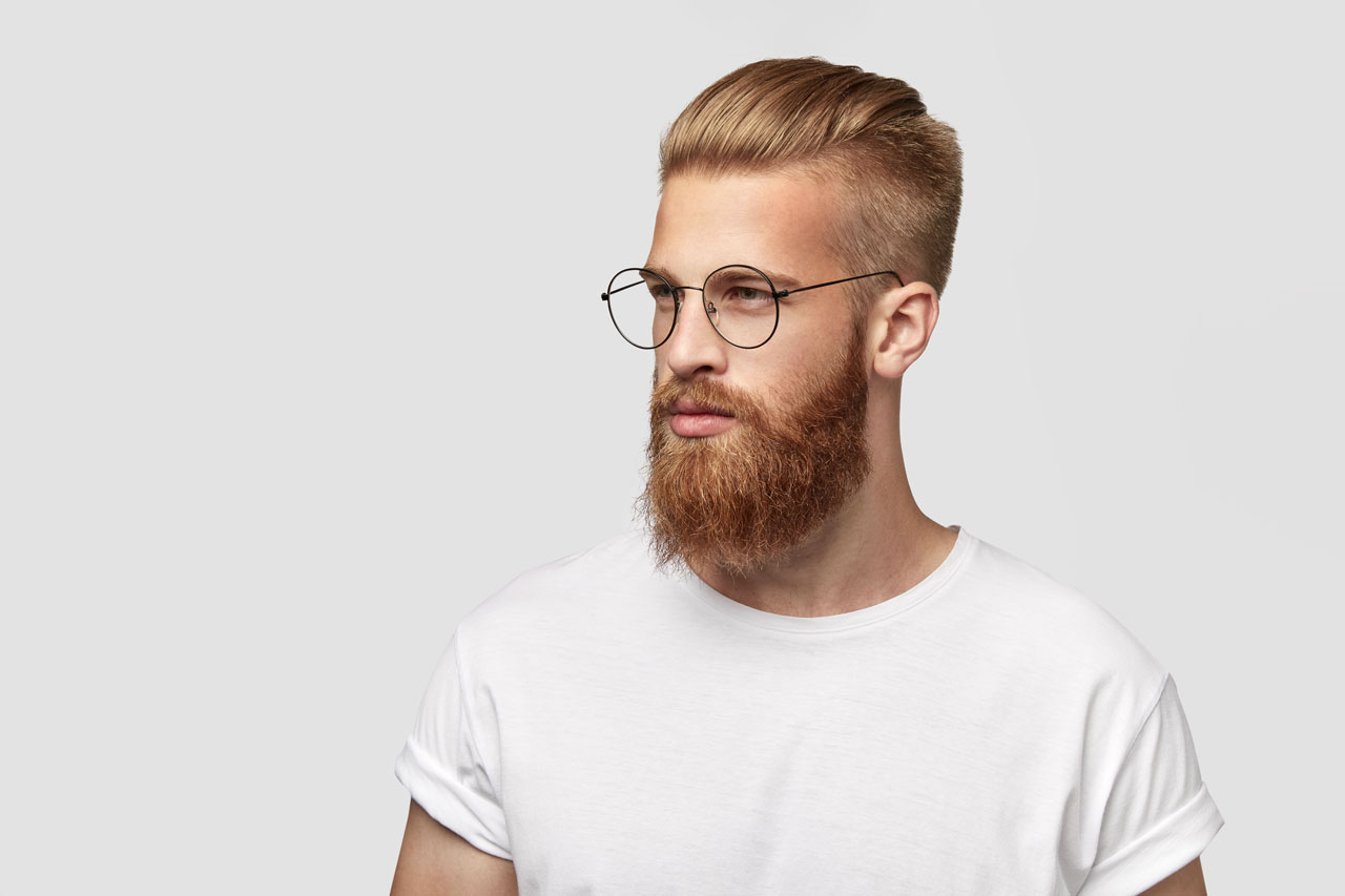 man beard glasses 1280