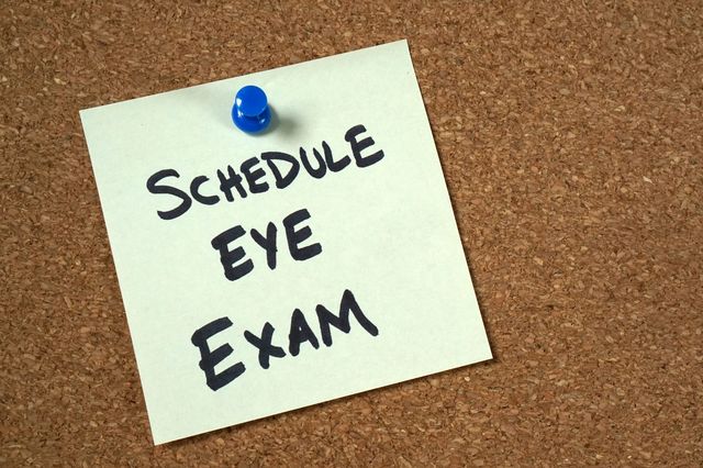 schedule an eye exam 