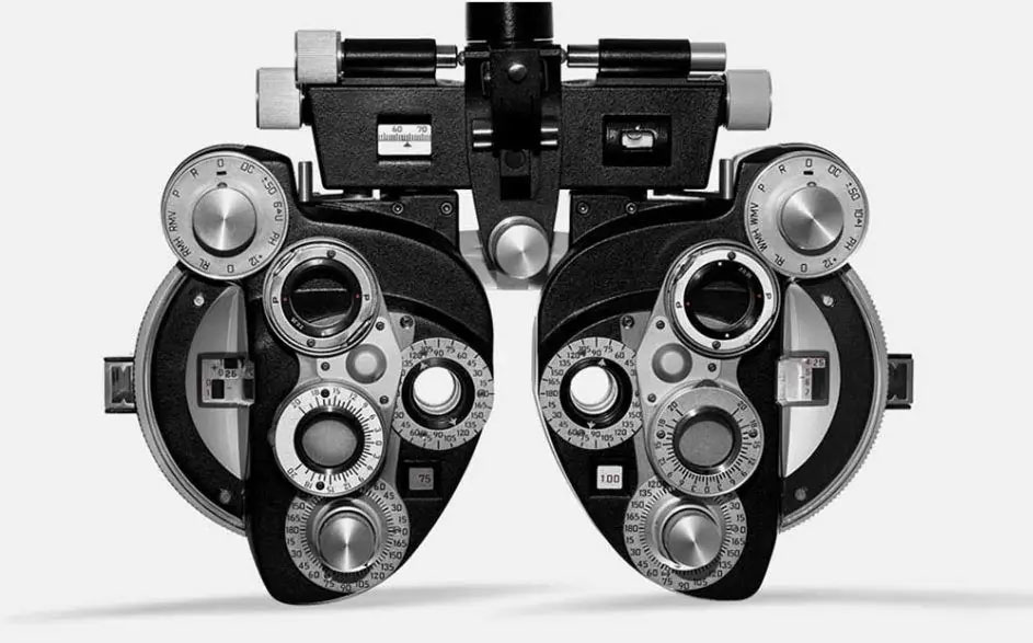 Phoroptor eye exam equipment for your eyecare services