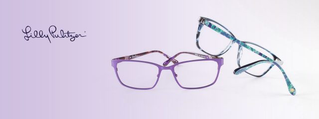 Eye doctor, pairs of Lilly Pulitzer eyeglasses in Hartsdale, NY