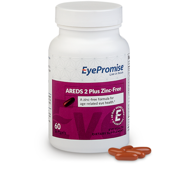 EyePromise AREDS 2 Zinc Free Eye Health Supplement