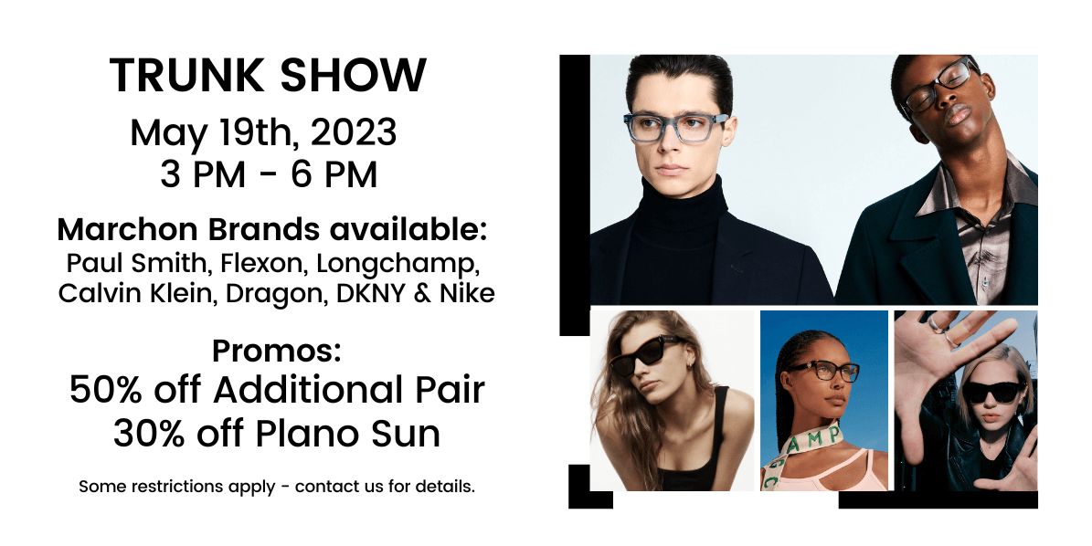 Professional Vision Trunk Show May 19-2023