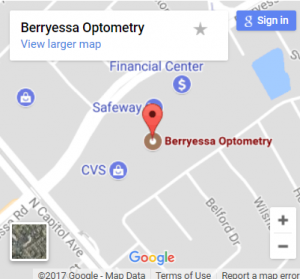 This is the google map image of the location of Berryessa Optometry