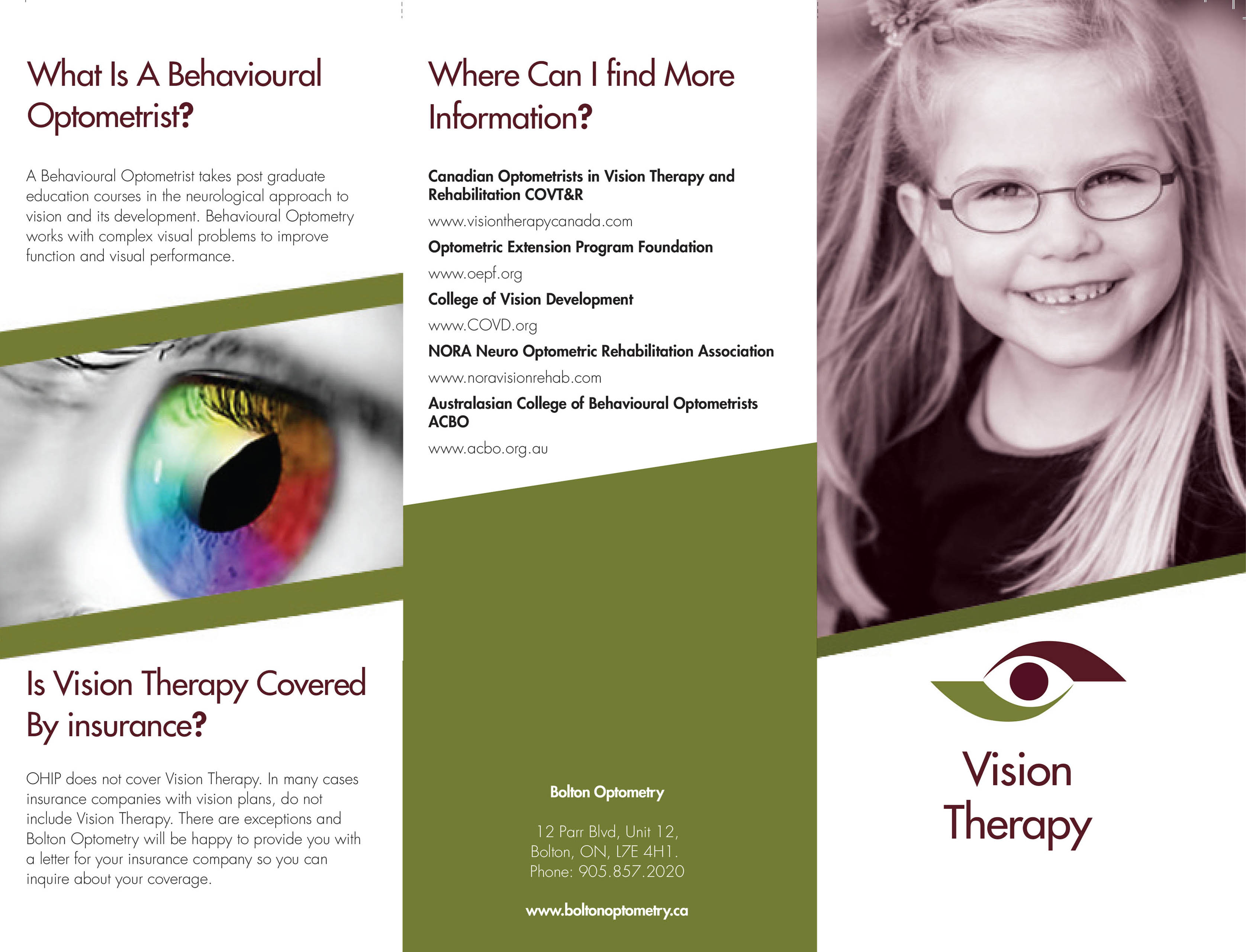 TriFold VisionTherapy Leaflet