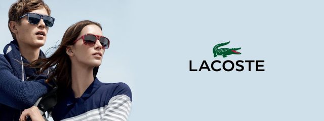 Eye doctor, man and woman wearing lacoste sunglasses in Chula Vista, CA