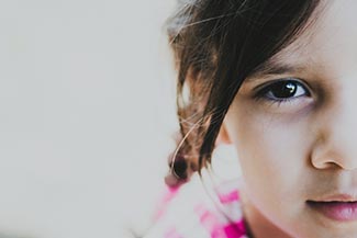 eye care, little girl with astigmatism in Concord, NC
