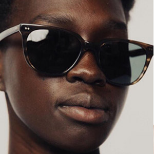 Model wearing tom ford sunglasses