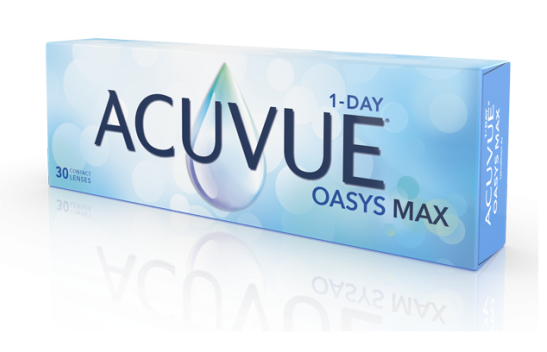 acuvue packshot max 1 day contacts