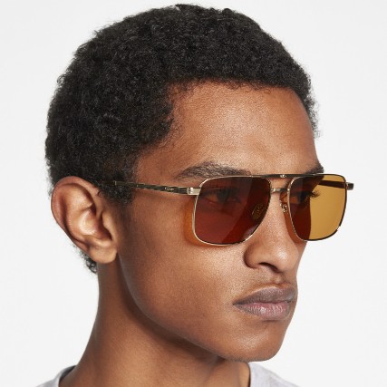 african american wearing lanvin sunglasses