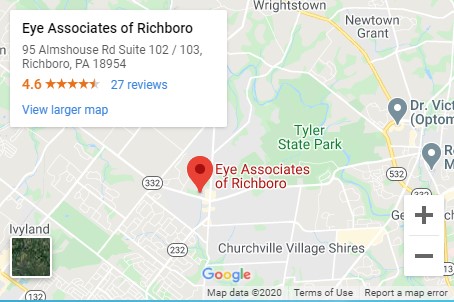 Eye Associates of Richboro Map