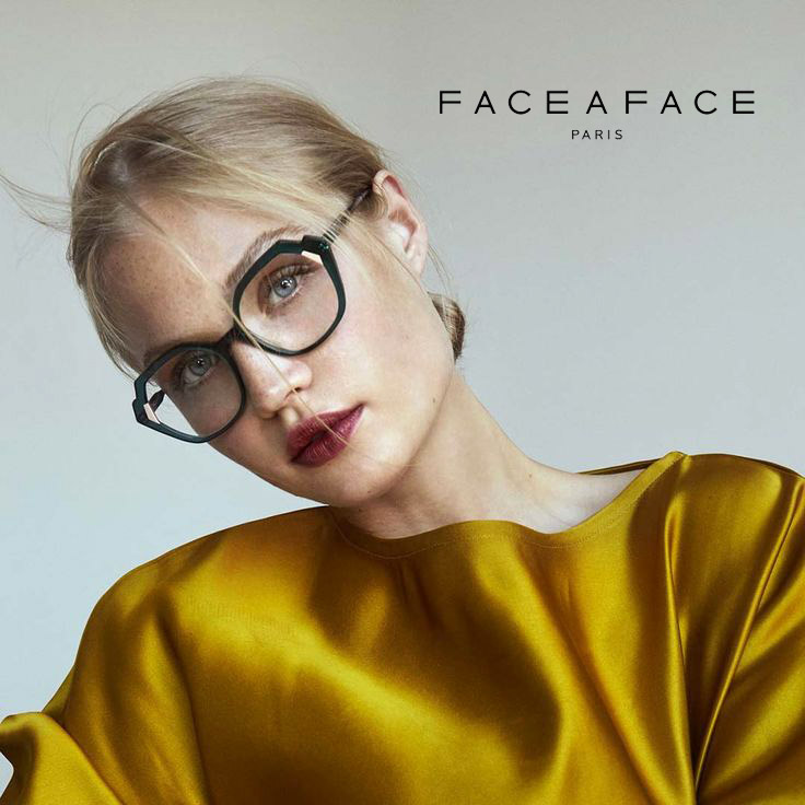 faceaface model gold blouse